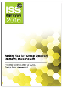 Auditing Your Self-Storage Operation: Standards, Tools and More