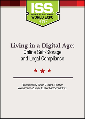 Living in a Digital Age: Online Self-Storage and Legal Compliance