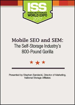 Mobile SEO and SEM: The Self-Storage Industry's 800-Pound Gorilla