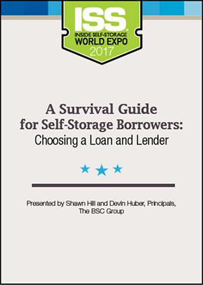 A Survival Guide for Self-Storage Borrowers: Choosing a Loan and Lender