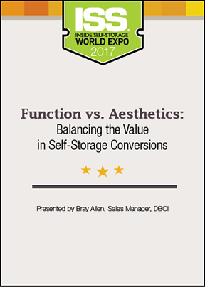 Function vs. Aesthetics: Balancing the Value in Self-Storage Conversions