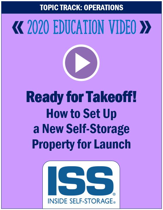 Ready for Takeoff! How to Set Up a New Self-Storage Operation for Launch