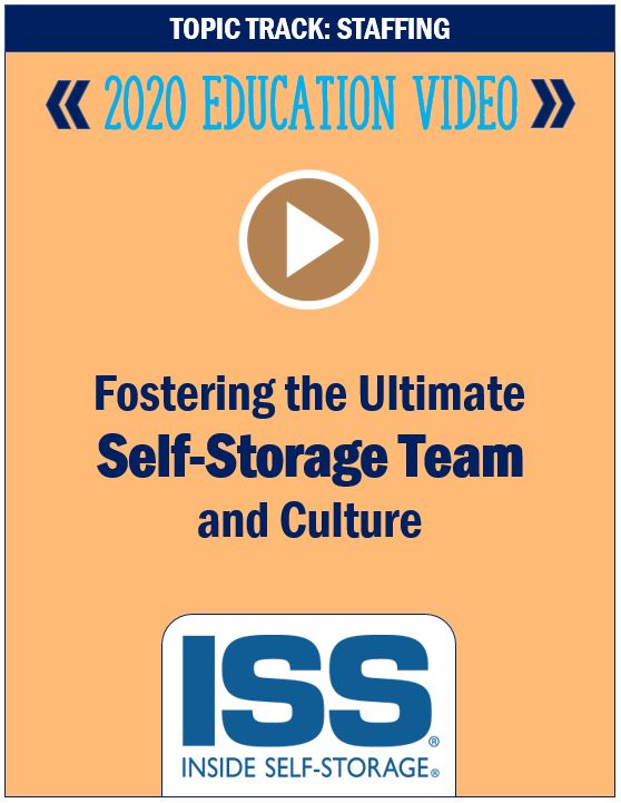 Fostering the Ultimate Self-Storage Team and Culture