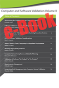 Computer and Software Validation Volume II