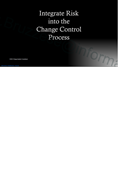 Video: Integrate Risk Into Change Control